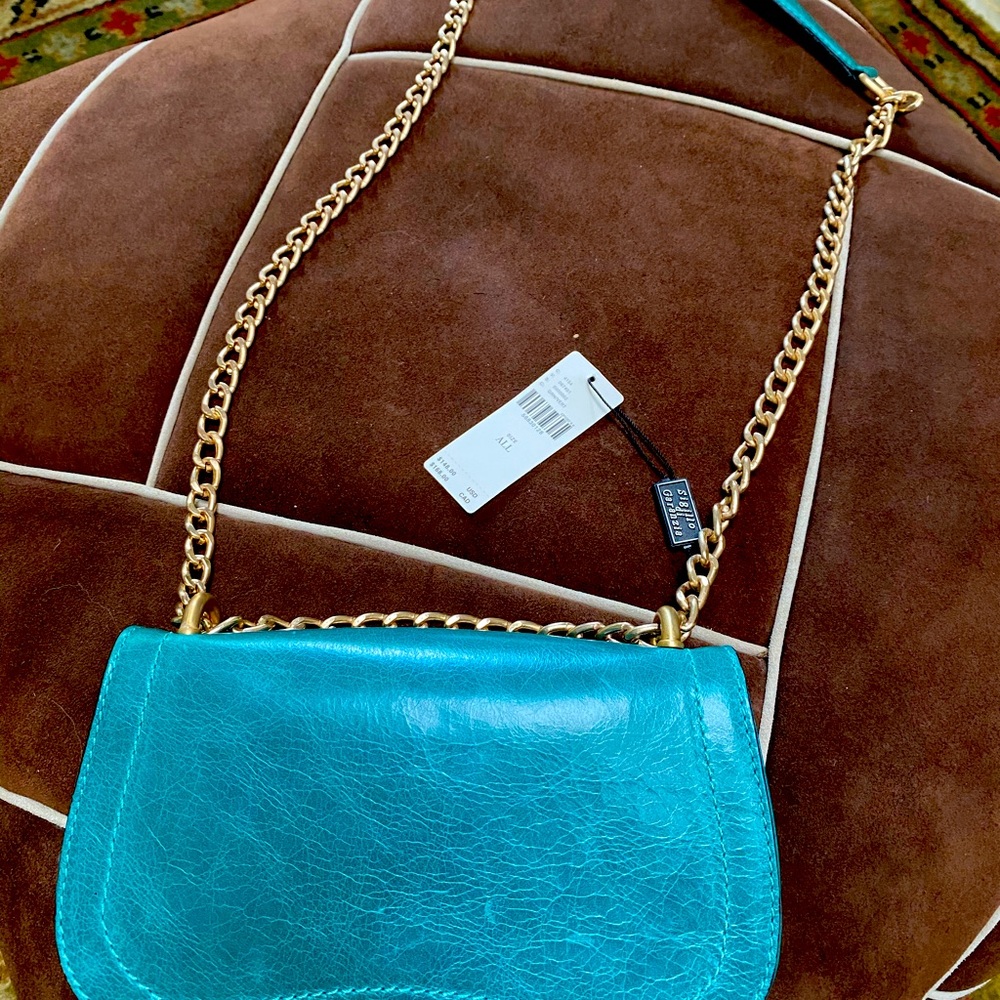 Gorgeous teal bag from Anthropologie